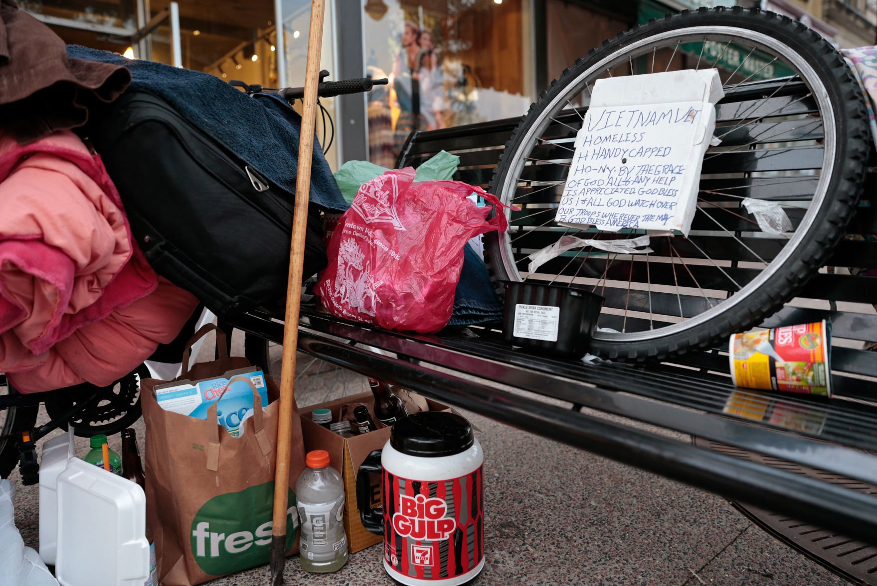 Homeless possessions
